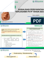 Sosialisasi Persyaratan Kerjasama FKTP TH 2023