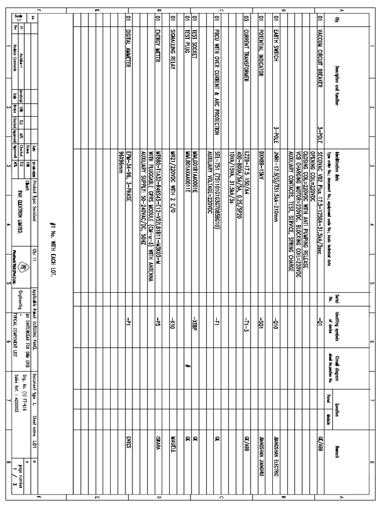Bom & Schematics-Outgoing | PDF