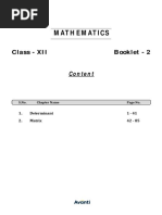 Matrices and Determinants