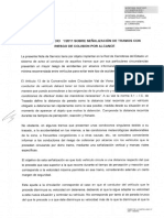 2011-06-20 Nota de Servicio 1-2011 Sobre Señalización de Tramos Con Riesgo de Colisión Por Alcance