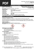 Trivor Insecticide Safety Data Sheet | PDF | Dangerous Goods | Fires
