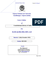 Revised Course Outline 2022