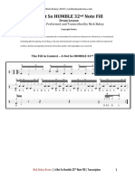 Not So Humble 32nd Note Fill PDF