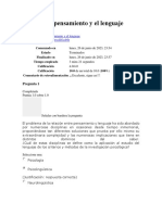 Teorías Del Pensamiento y El Lenguaje Puntos Extra 1 Autocalificable