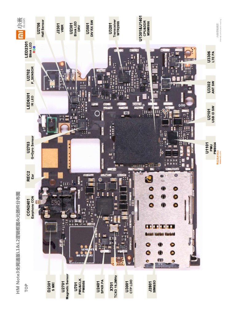 MI Note 3 Motherboard | PDF