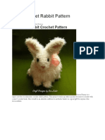 Free Crochet Rabbit Pattern
