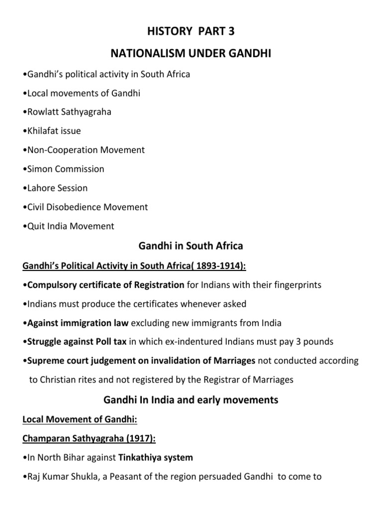 History Part 3 PDF Partition Of India Mahatma Gandhi