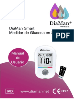 Manual Glucometro DiaMan Smart