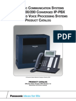 Panasonic KX TDE100 200 Product Catalog