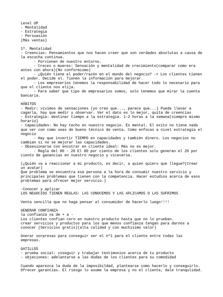 Level UP | PDF | Cliente | Economias