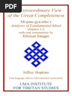 The Extraordinary View of The Great Completeness: Mi-Pam-Gya-Tsho's