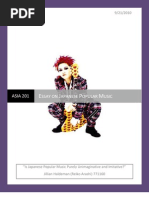 Download Asia 201 Essay - JAPANESE MUSIC AND HIDETO MATSUMOTO by Inuko Arashi SN65567011 doc pdf