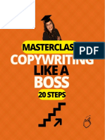 FREE MASTERCLASS - Copywriting Like A Boss.