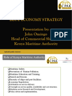 RA 5. Blue Economy Strategy John Omingo