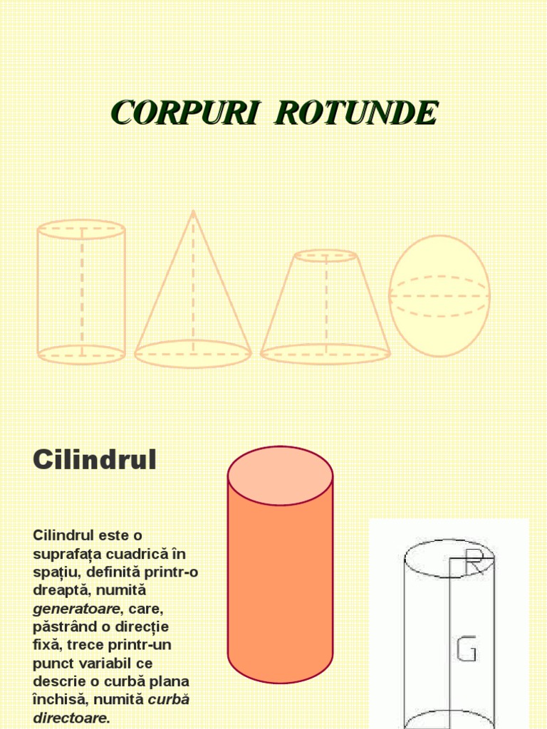 Corpuri Rotunde | PDF