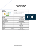 Optical Patch Cord Technical Specifications