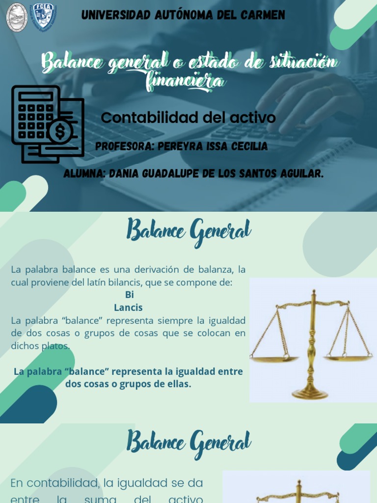 Balance general | PDF | Contabilidad | Hoja de balance