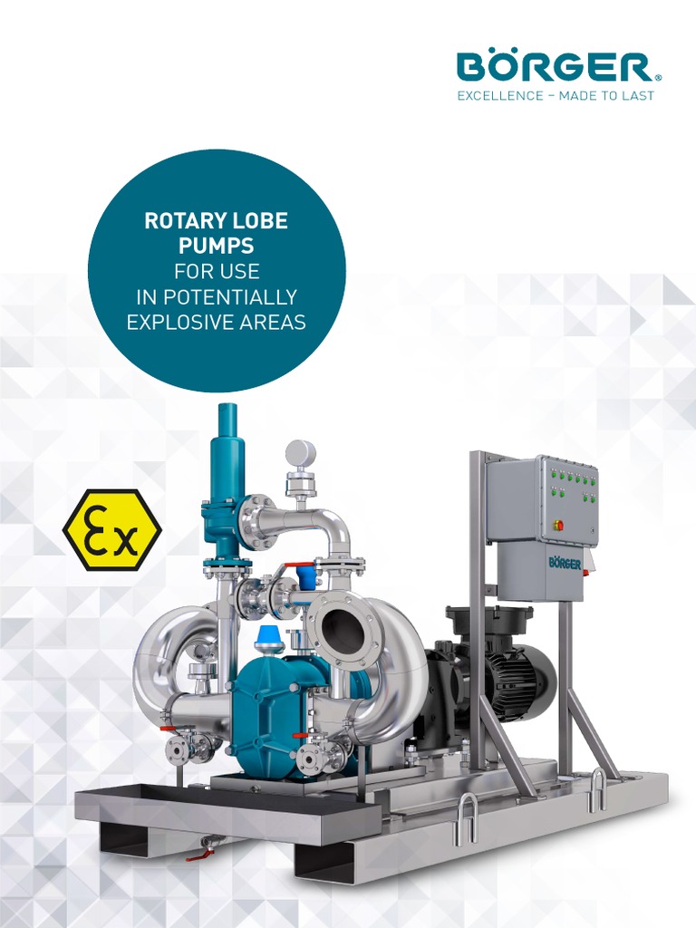 P04 GB ATEX Rotary Lobe Pumps 01 | PDF | Pump | Flow Measurement