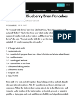 Walnut Blueberry Pancakes