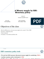 Lecture 16 - RBI, Tools and Monetary Policy