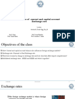 Lecture - Open Economy - Exchange Rate Dynamics