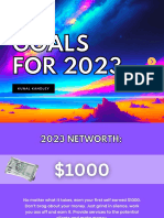 Goals FOR 2023