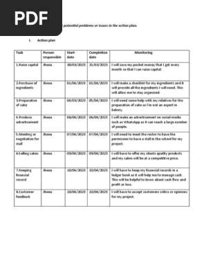 Action Plan