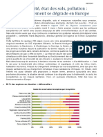 Biodiversité, État Des Pollutions en Europe