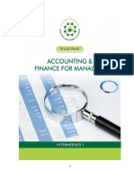 Accounting and Finance For Managers
