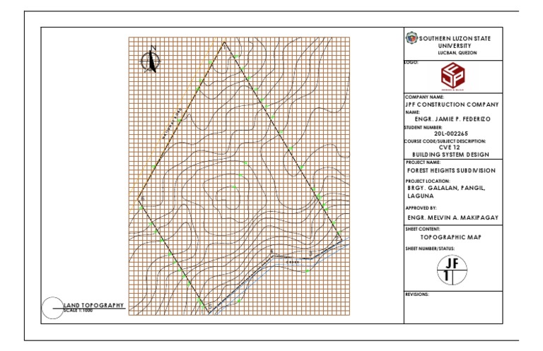 Federizo, Jamie (Topographic Map) | PDF | Topography | Land Management