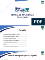 Prefeitura Municipal - Manual de Implantação de Calçadas