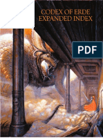 Castles & Crusades Codex of Erde Expanded Index