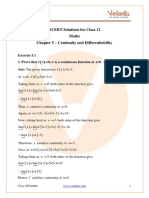 Class 12 - Maths - Continuity and Differentiability