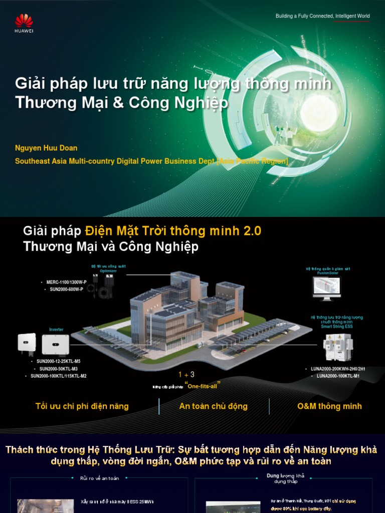 Fusionsolar Smart String Ess C I Solution 20230302 Vn Pdf