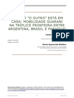 Quando "O Outro" Está em Casa: Mobilidade Guarani Na Tríplice Fronteira Entre Argentina, Brasil E Paraguai