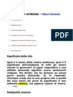 Religione e Scienza - Albert Einstein