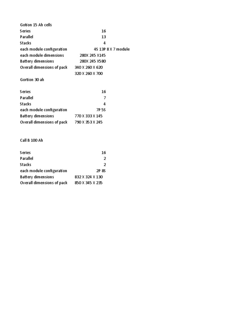 Gotion 15 Ah Cell Specifications | PDF | Technology & Engineering