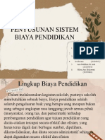 Penyusunan Sistem Biaya Pendidikan