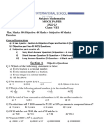 Class VIII Mock Paper 22-23 1