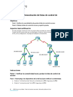 12.3.4 Packet Tracer - ACL Demonstration