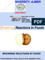 Browning Reactions in Foods