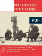 A Brief History of the 25th Marines