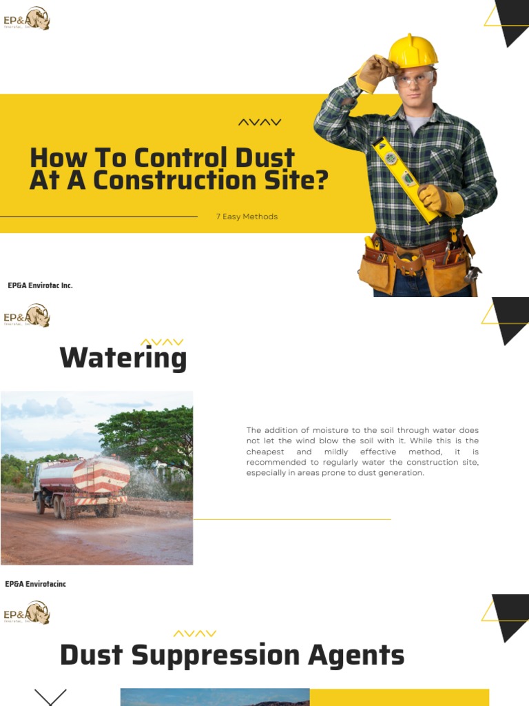 7 Effective Dust Control Methods | PDF | Dust | Soil