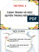 CHUONG 4- CANH TRANH VÀ ĐỘC QUYỀN TRONG KTTT