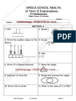 EOT II P - 3 Mathematics