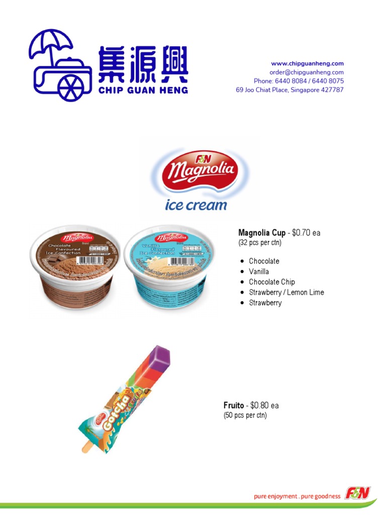 Ice Cream Catalogue Aug22 PDF Waffle Foods