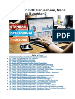 PDF 33 Contoh Sop Perusahaan Mana Paling Anda Butuhkan Daftar Isi - Compress