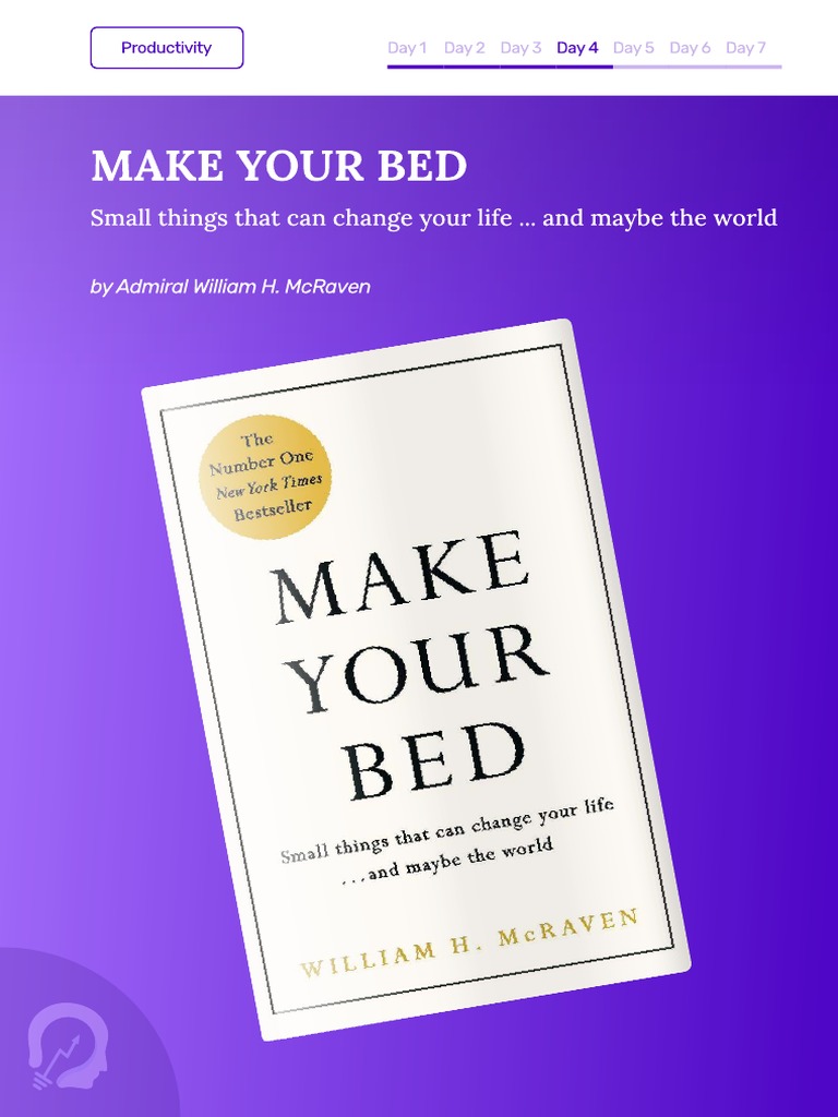1 4 make your bed pdf bed disciplines