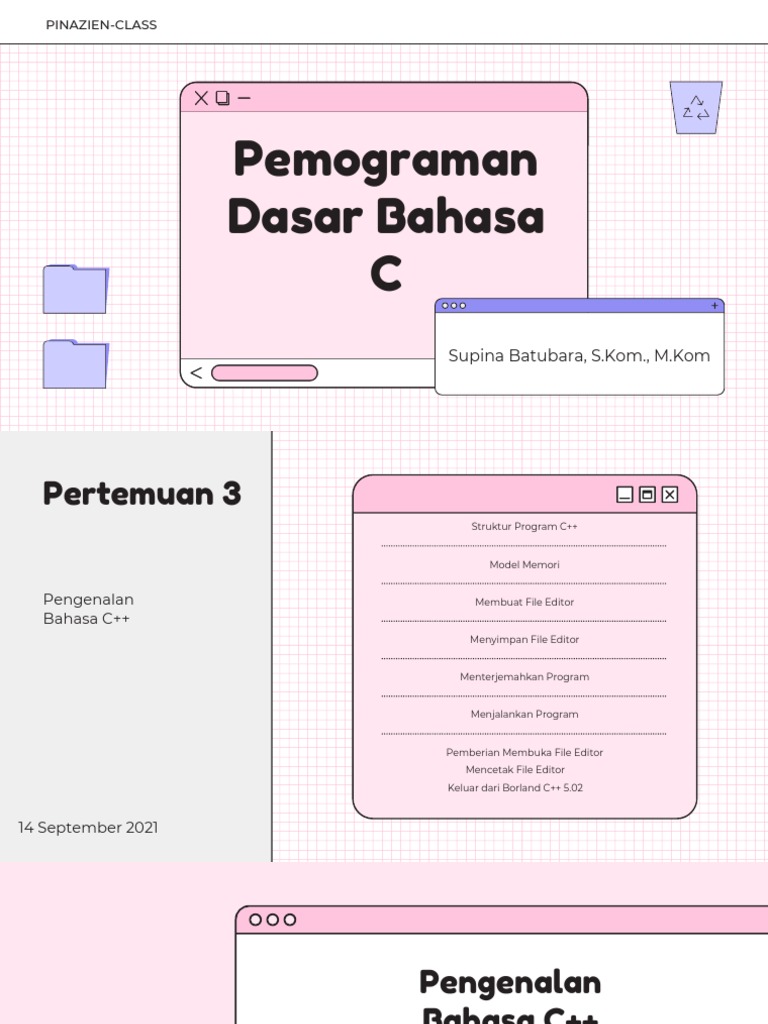 Panduan Pemrograman C++ Dasar | PDF