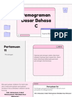 Materi Pertemuan 11